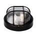 Lampă de perete EDM 34353 Tarragona Negru Geam Plastic 40 W E27