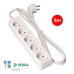 Produžni Kabel s 5 Utičnice bez Prekidača EDM 41035 Schuko (3 m)