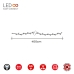 Ghirlandă de lumini LED EDM 71250 Easy-Connect 4 m Galben