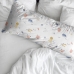 Taie d'oreiller Kids&Cotton Malu Multicouleur 45 x 110 cm 100 % coton