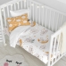 Set beddengoed voor kinderbed HappyFriday MOSHI MOSHI Multicolour Wieg voor baby's