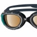 Children's Swimming Goggles Zoggs Predator Flex Polarized Black Small