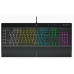 Billentyűzet Corsair K55 RGB Pro Fekete Spanyol Qwerty QWERTY