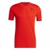 Futbolo marškinėliai Adidas CLUB 3STR TEE Raudona