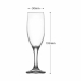 Champagne glass Inde Misket Set 190 ml (4 Units)