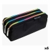 Penar Școlar Exacompta Rainbow Negru 22,5 x 8 x 10 cm (6 Unități)