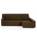 Hoes voor chaise longue met korte armleuning links Hosteline OLIMPO Bruin 48 x 29 x 14 cm