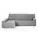 Hoes voor chaise longue met korte armleuning links Hosteline CAMERON Grijs 48 x 29 x 14 cm