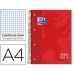 Caderno Oxford EUROPEANBOOK 1 Vermelho A4+ 80 Folhas 5 Peças (25 Unidades)