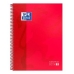 Caderno Oxford EUROPEANBOOK 1 Vermelho A4+ 80 Folhas 5 Peças (25 Unidades)