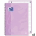 Caderno Oxford EUROPEANBOOK 1 Lavanda Pastel A4+ 80 Folhas 5 Peças (2 Unidades)