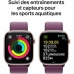 Смарт часовник Apple Series 10 GPS 46 mm Розово Златист