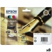 Original Ink Cartridge Epson Black/Cyan/Magenta/Yellow (8 Units) (1 Unit)