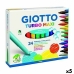 Felt-tip pens Giotto Turbo Maxi Multicolour (5 Units)