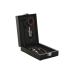 Set di Accessori per il Vino Home ESPRIT Nero Legno MDF 12 x 17 x 6 cm