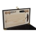 Conjunto de Acessórios para Vinho Home ESPRIT Catanho escuro Madeira MDF 36 x 21 x 12 cm