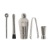 Cocktail Set Home ESPRIT Silver Stainless steel 500 ml 8 x 8 x 21 cm