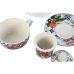 Bule Home ESPRIT Azul Branco Cristal Porcelana (2 Unidades)