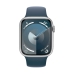 Montre intelligente Apple MRHV3QL/A Bleu Argenté 41 mm