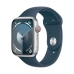 Chytré hodinky Apple Watch Series 9 Modrá Striebristý 41 mm