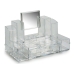 Organizatorul de machiaje 6221 Transparent 15,5 x 19,5 x 30 cm