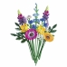 Bouwspel Lego Icons 10313 Bouquet of wild flowers 939 Onderdelen