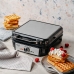 Macchina da Waffle Adler AD 3083 Nero Argentato 1800 W