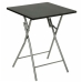 Mesa Dobrável Hespéride Preto Vermelho Preto/Cinzento Metal Aço 60 x 60 x 75 cm