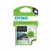 Cinta Laminada Dymo Negro/Blanco