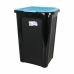 Balde de Lixo Tontarelli Coverline Azul 44 L Preto 38,5 x 34,5 x 54,5 cm (6 Unidades)