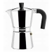 Italian Coffee Pot Monix Silver Aluminium 6 Cups