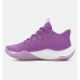 Chaussures de Basket-Ball pour Adultes Under Armour GS JET '23 Violet