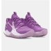 Sapatilhas de Basquetebol para Adultos Under Armour GS JET '23 Roxo