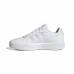 Obuwie Sportowe Damskie Adidas Court Platform Biały