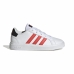 Buty sportowe Casual Dziecięce Adidas Grand Court 2.0 Biały