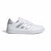 Pantofi sport pentru femei Adidas Courtblock Alb