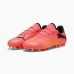 Childrens Football Boots Puma Future 7 Play MG Orange Dark Orange