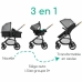 Cărucior de plimbat bebe Haze 3 in 1 i-Size Gri