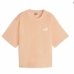 Camisola de Manga Curta Mulher Puma ESS ELEVATED RELAXED 677947 45 Laranja