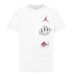 Barn T-shirt med kortärm Nike JDB AIR GLOBE JORDAN SS TEE 95D121 001 Vit