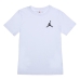 Barn T-shirt med kortärm Nike JDB JUMPMAN AIR EMB 95A873 001 Svart