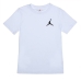 Børne Kortærmet T-shirt Nike JDB JUMPMAN AIR EMB 95A873 001 Sort