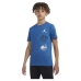 Детски Тениска с къс ръкав Nike JDB AIR GLOBE JORDAN SS TEE 95D121 U1R Син