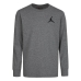 Maglia a Maniche Lunghe per Bambini Nike JDB JUMPMAN AIR EMB 95A903 Grigio