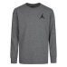 Maglia a Maniche Lunghe per Bambini Nike JDB JUMPMAN AIR EMB 95A903 Grigio