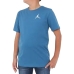 Barn T-shirt med kortärm Nike JDB JUMPMAN AIR EMB 95A873 U1R Blå