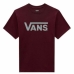 Barn T-shirt med kortärm Vans Classic Vans-B VN0A7Y47Z0S1 Rödbrun