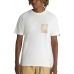 Camiseta de Manga Corta Hombre Vans SUN AND SURF SS TEE VN000G5KFS81 Blanco