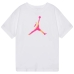 Camiseta de Manga Corta Infantil Nike Blanco