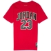 T-Shirt met Korte Mouwen voor kinderen Nike JDB PRACTICE FLIGHT 95A088 R78 Rood